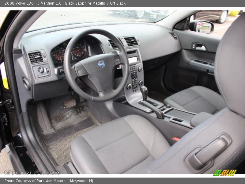 Black Sapphire Metallic / Off Black 2008 Volvo C30 T5 Version 1.0
