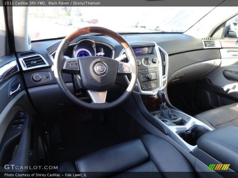 Black Raven / Ebony/Titanium 2011 Cadillac SRX FWD