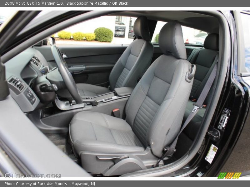 Black Sapphire Metallic / Off Black 2008 Volvo C30 T5 Version 1.0