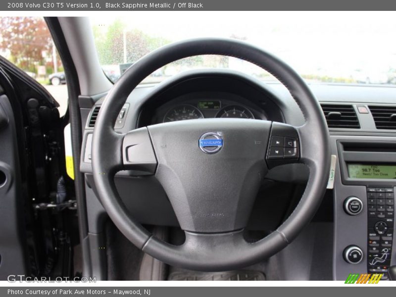 Black Sapphire Metallic / Off Black 2008 Volvo C30 T5 Version 1.0