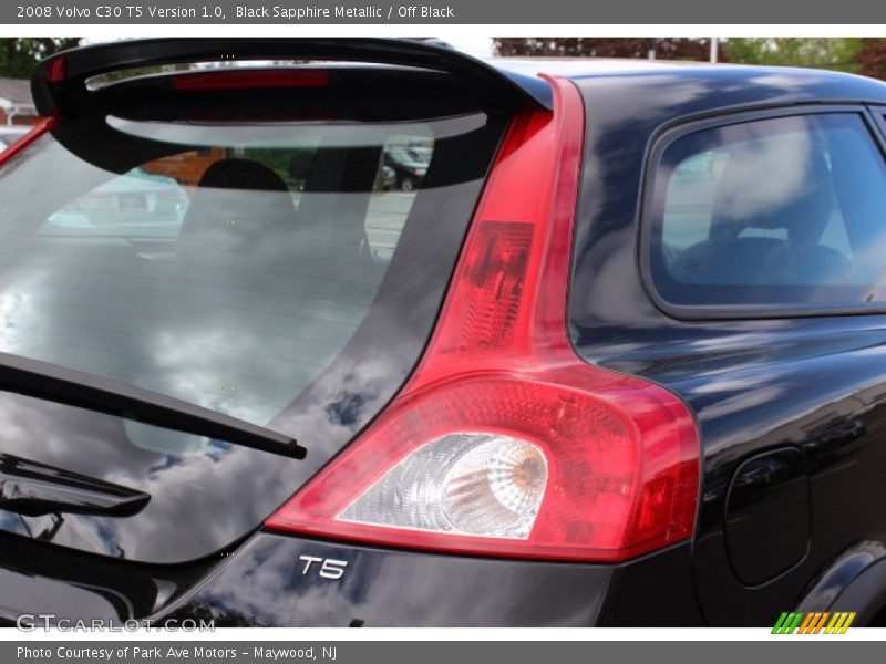 Black Sapphire Metallic / Off Black 2008 Volvo C30 T5 Version 1.0