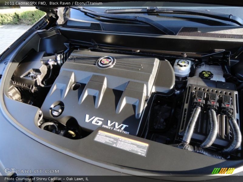 Black Raven / Ebony/Titanium 2011 Cadillac SRX FWD