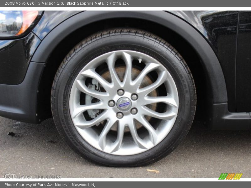 Black Sapphire Metallic / Off Black 2008 Volvo C30 T5 Version 1.0
