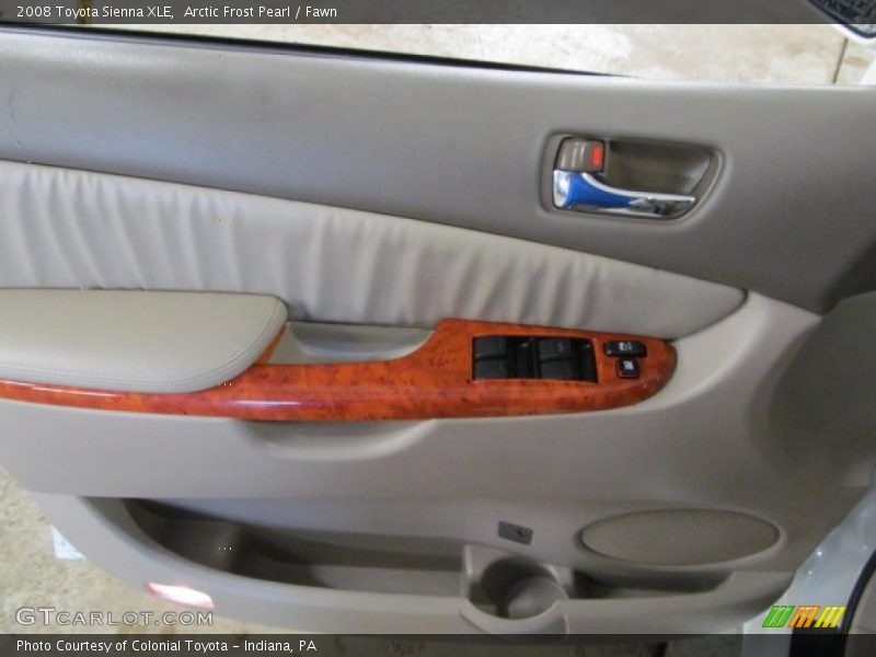 Arctic Frost Pearl / Fawn 2008 Toyota Sienna XLE