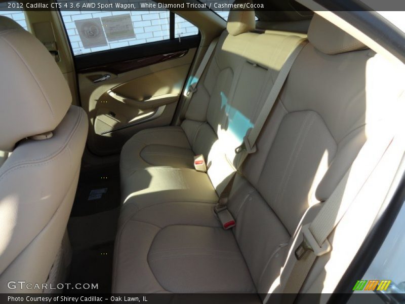 White Diamond Tricoat / Cashmere/Cocoa 2012 Cadillac CTS 4 3.6 AWD Sport Wagon
