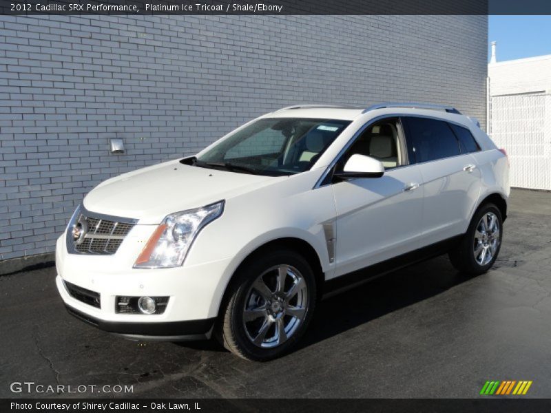 Platinum Ice Tricoat / Shale/Ebony 2012 Cadillac SRX Performance