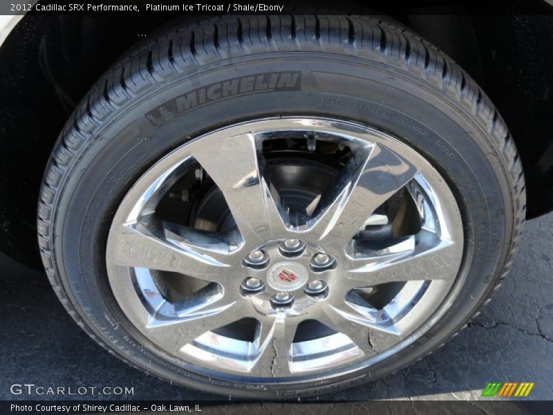 Platinum Ice Tricoat / Shale/Ebony 2012 Cadillac SRX Performance