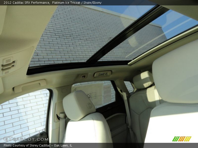 Platinum Ice Tricoat / Shale/Ebony 2012 Cadillac SRX Performance