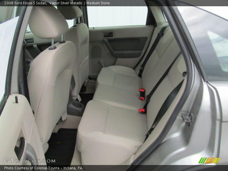 Vapor Silver Metallic / Medium Stone 2008 Ford Focus S Sedan