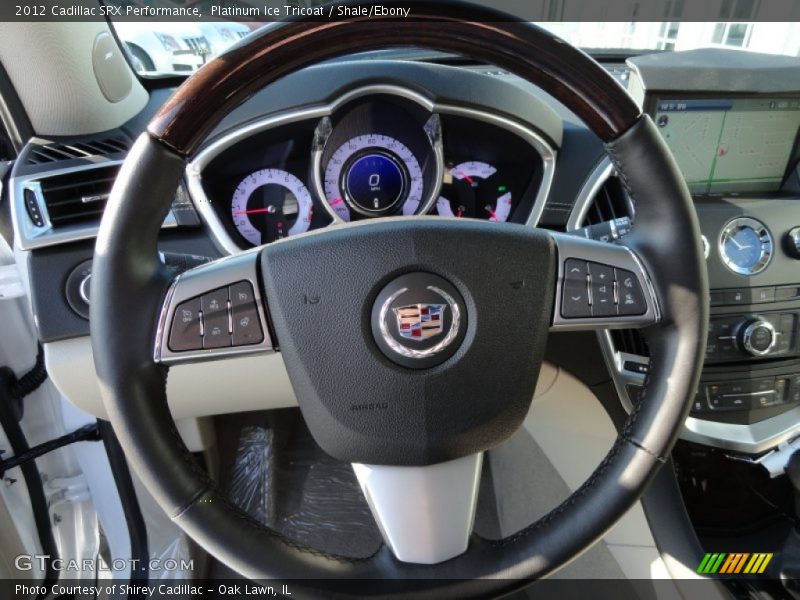 Platinum Ice Tricoat / Shale/Ebony 2012 Cadillac SRX Performance