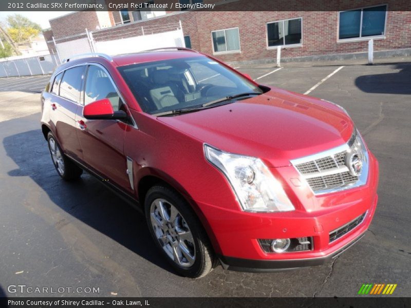 Crystal Red Tintcoat / Ebony/Ebony 2012 Cadillac SRX Performance