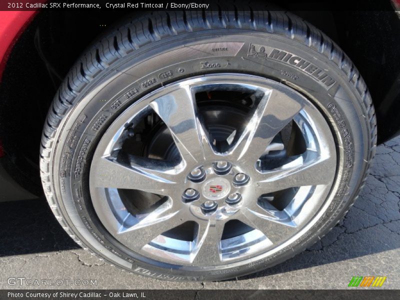 Crystal Red Tintcoat / Ebony/Ebony 2012 Cadillac SRX Performance