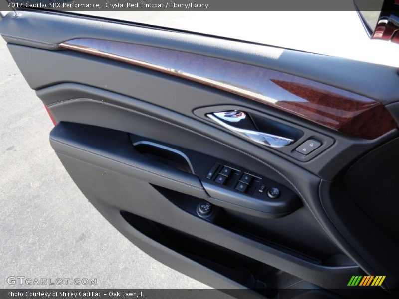 Crystal Red Tintcoat / Ebony/Ebony 2012 Cadillac SRX Performance