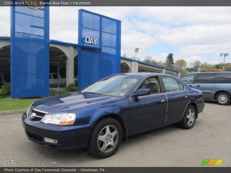 Eternal Blue Pearl / Parchment 2003 Acura TL 3.2