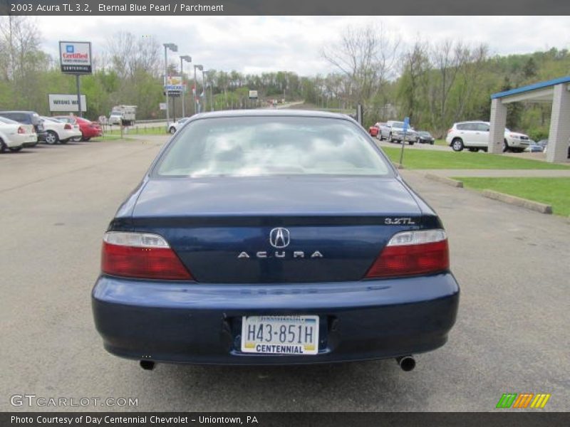 Eternal Blue Pearl / Parchment 2003 Acura TL 3.2