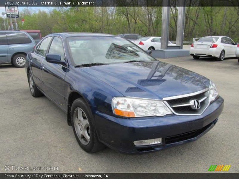 Eternal Blue Pearl / Parchment 2003 Acura TL 3.2