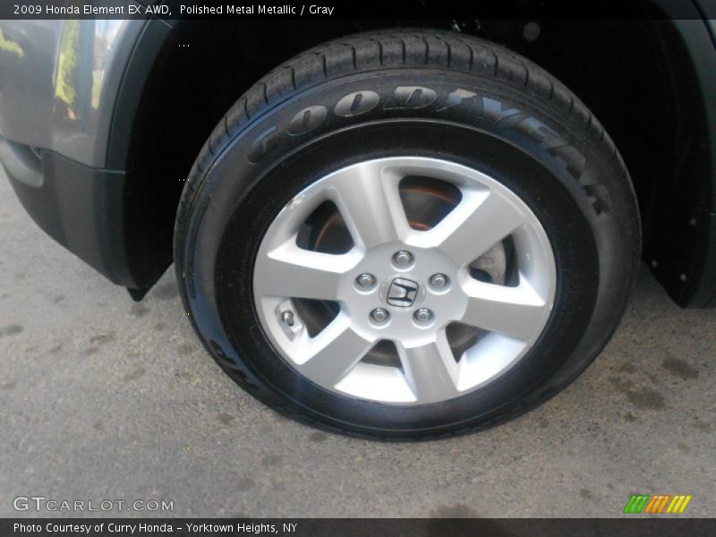 Polished Metal Metallic / Gray 2009 Honda Element EX AWD