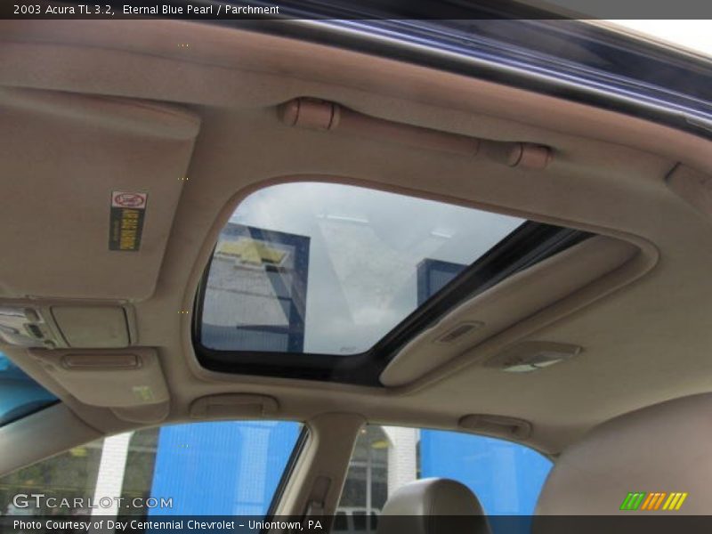 Eternal Blue Pearl / Parchment 2003 Acura TL 3.2