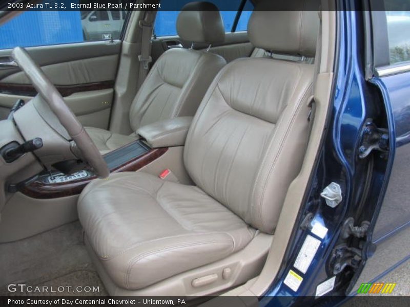 Eternal Blue Pearl / Parchment 2003 Acura TL 3.2