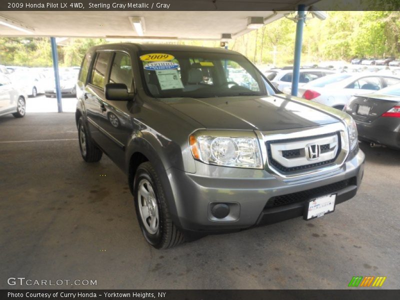 Sterling Gray Metallic / Gray 2009 Honda Pilot LX 4WD