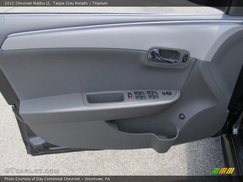 Taupe Gray Metallic / Titanium 2012 Chevrolet Malibu LS