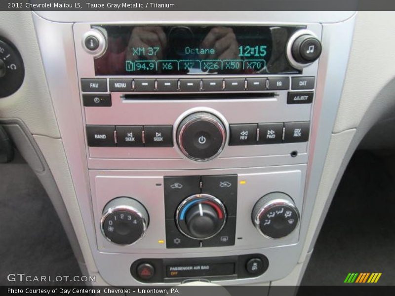 Taupe Gray Metallic / Titanium 2012 Chevrolet Malibu LS