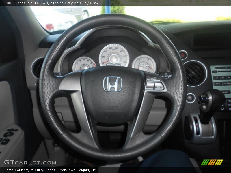 Sterling Gray Metallic / Gray 2009 Honda Pilot LX 4WD