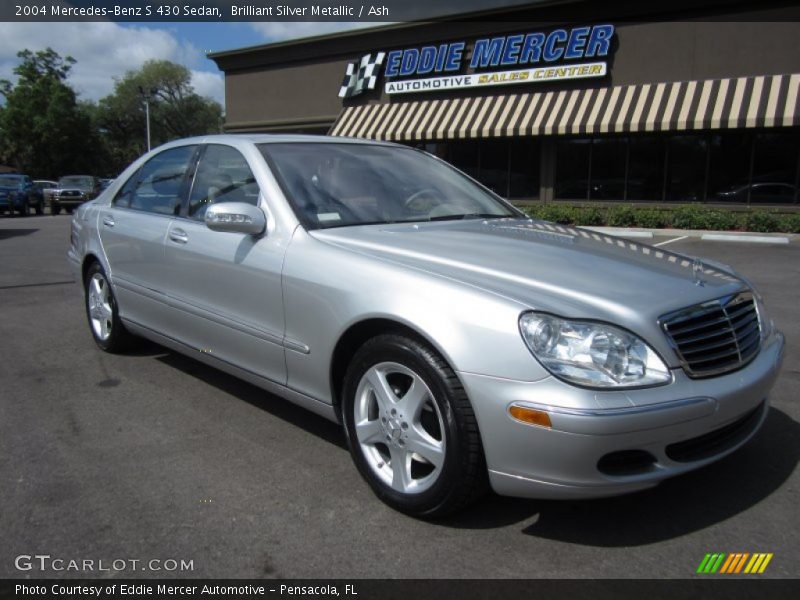 Brilliant Silver Metallic / Ash 2004 Mercedes-Benz S 430 Sedan