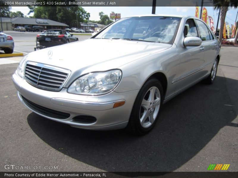 Brilliant Silver Metallic / Ash 2004 Mercedes-Benz S 430 Sedan