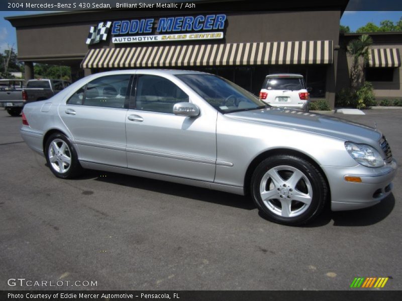 Brilliant Silver Metallic / Ash 2004 Mercedes-Benz S 430 Sedan