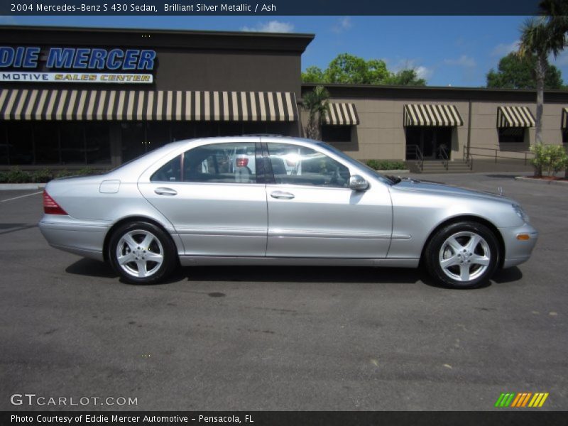 Brilliant Silver Metallic / Ash 2004 Mercedes-Benz S 430 Sedan