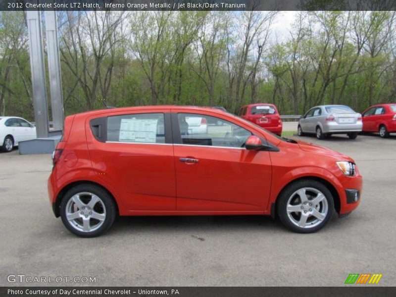  2012 Sonic LTZ Hatch Inferno Orange Metallic