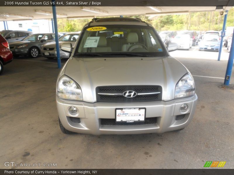 Sahara Silver / Beige 2006 Hyundai Tucson GLS V6 4x4