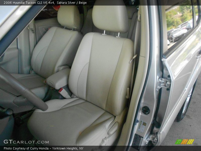 Sahara Silver / Beige 2006 Hyundai Tucson GLS V6 4x4