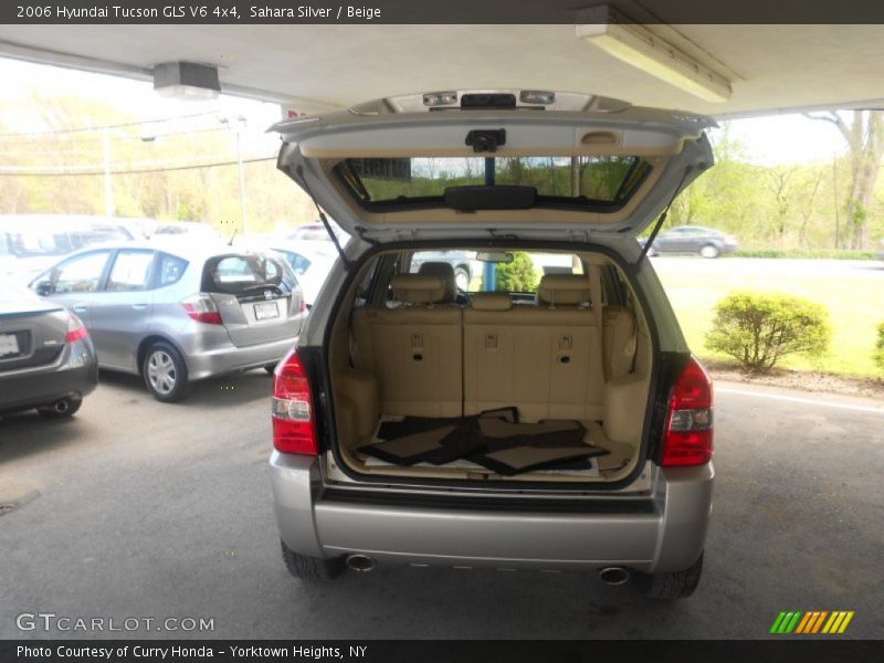 Sahara Silver / Beige 2006 Hyundai Tucson GLS V6 4x4