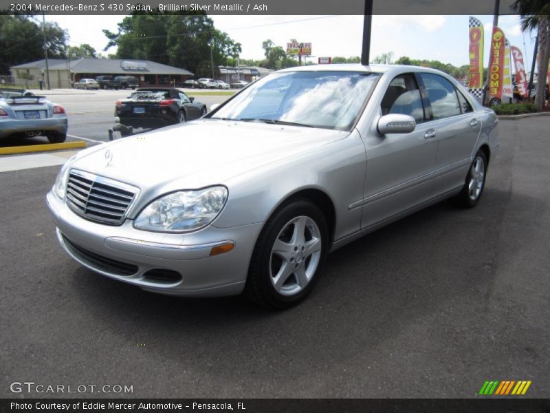 Brilliant Silver Metallic / Ash 2004 Mercedes-Benz S 430 Sedan