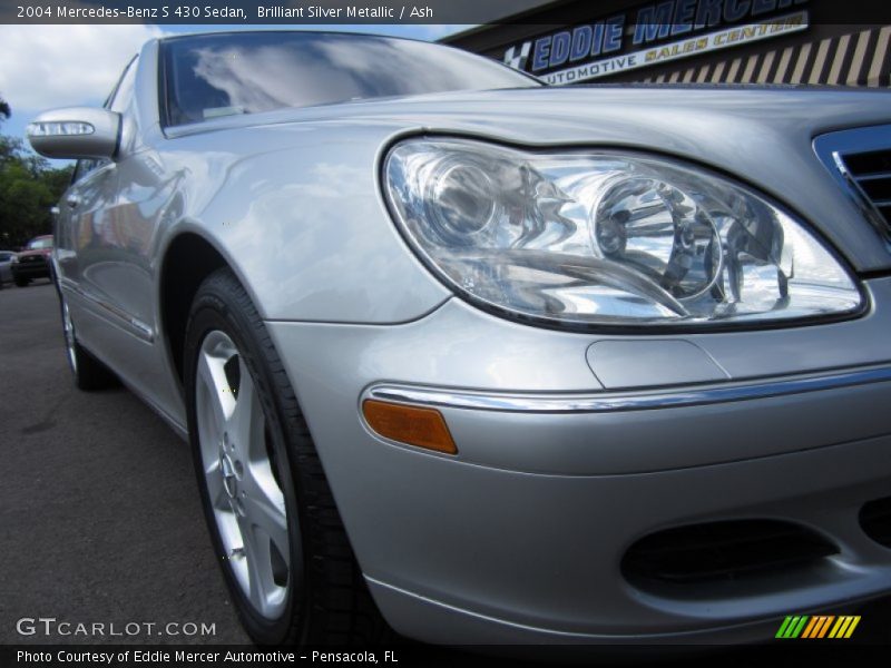 Brilliant Silver Metallic / Ash 2004 Mercedes-Benz S 430 Sedan
