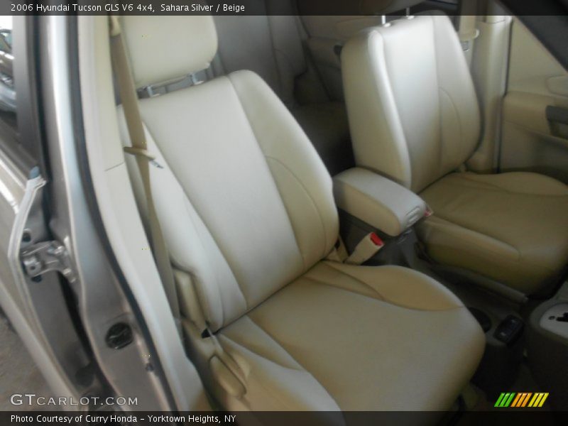 Sahara Silver / Beige 2006 Hyundai Tucson GLS V6 4x4