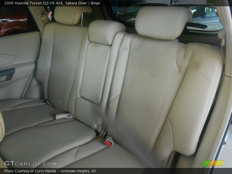 Sahara Silver / Beige 2006 Hyundai Tucson GLS V6 4x4