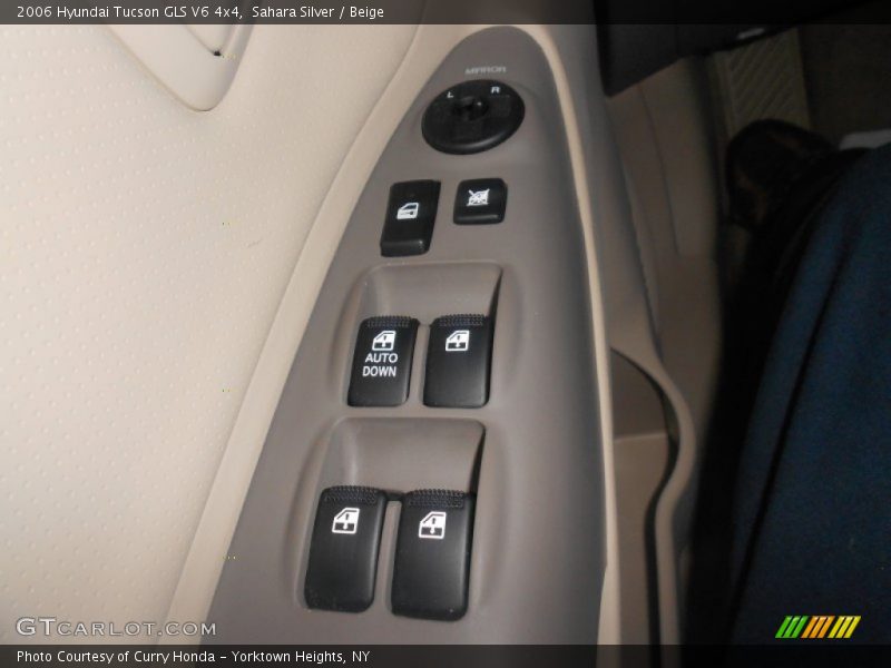 Sahara Silver / Beige 2006 Hyundai Tucson GLS V6 4x4