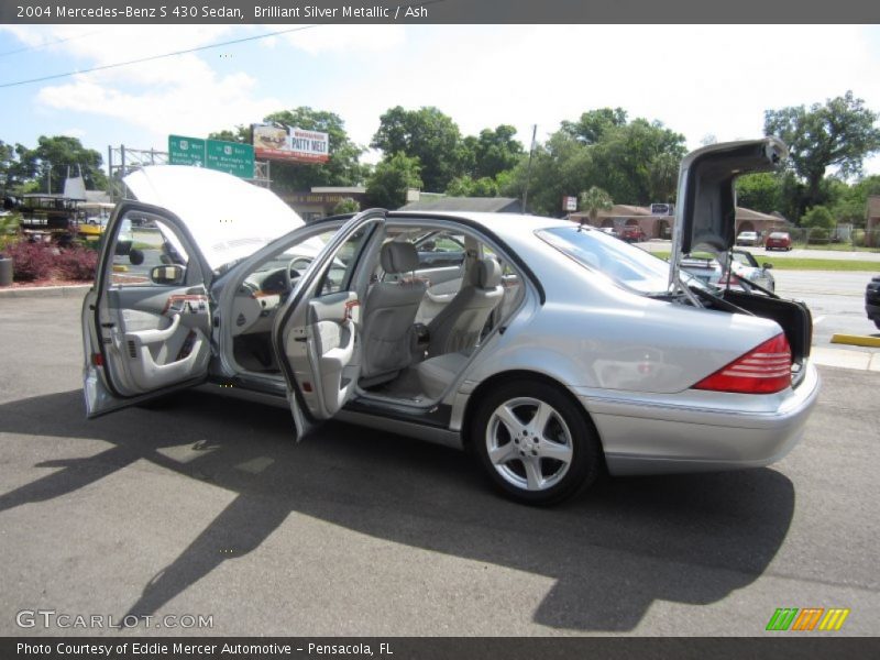 Brilliant Silver Metallic / Ash 2004 Mercedes-Benz S 430 Sedan