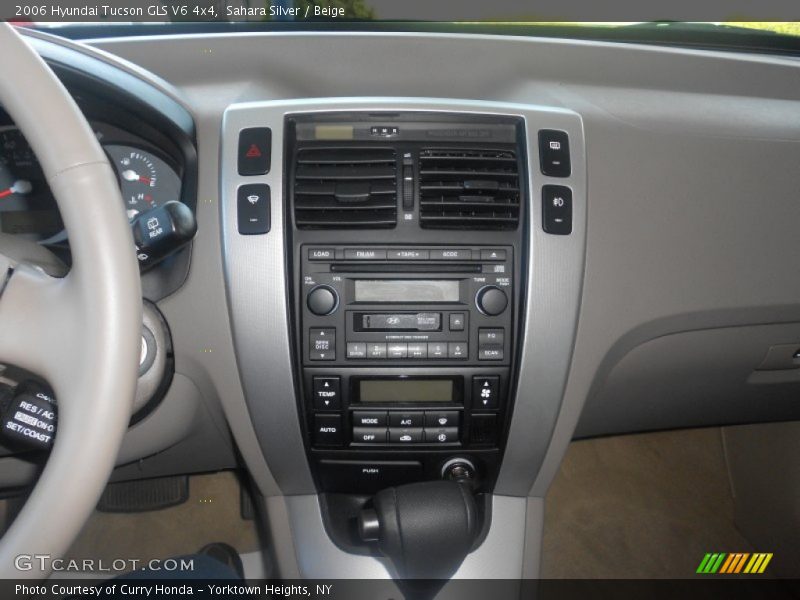 Sahara Silver / Beige 2006 Hyundai Tucson GLS V6 4x4