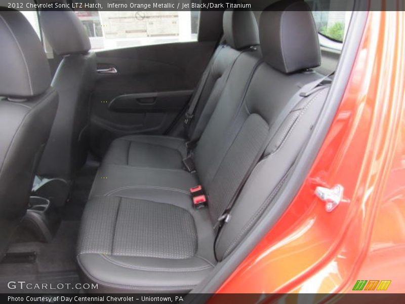 Inferno Orange Metallic / Jet Black/Dark Titanium 2012 Chevrolet Sonic LTZ Hatch