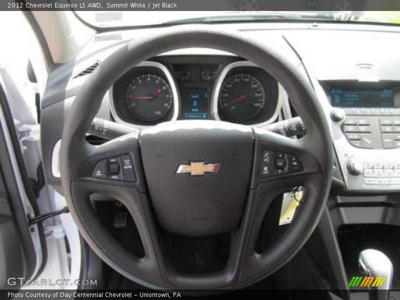 Summit White / Jet Black 2012 Chevrolet Equinox LS AWD