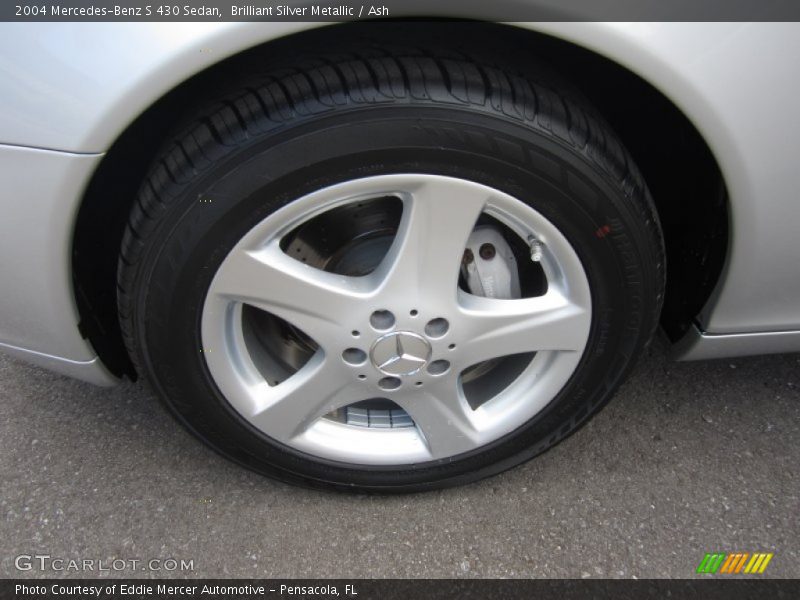 Brilliant Silver Metallic / Ash 2004 Mercedes-Benz S 430 Sedan