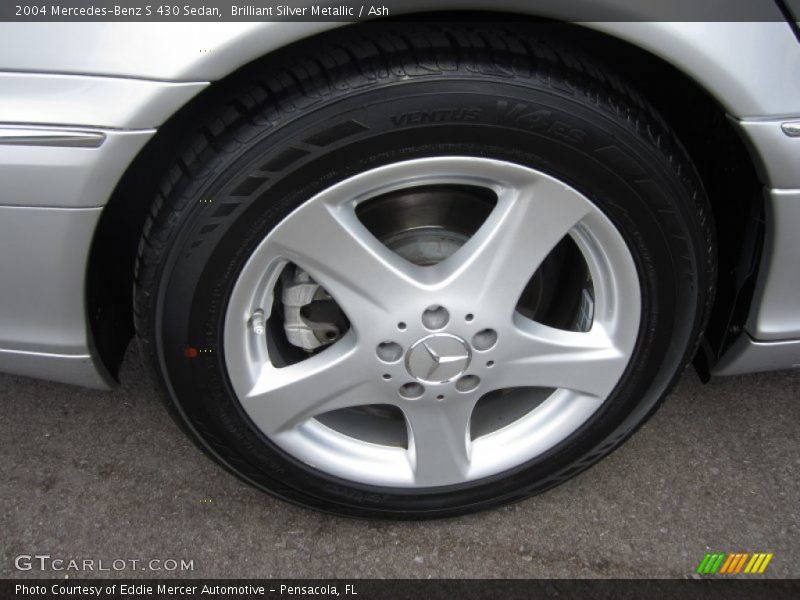 Brilliant Silver Metallic / Ash 2004 Mercedes-Benz S 430 Sedan