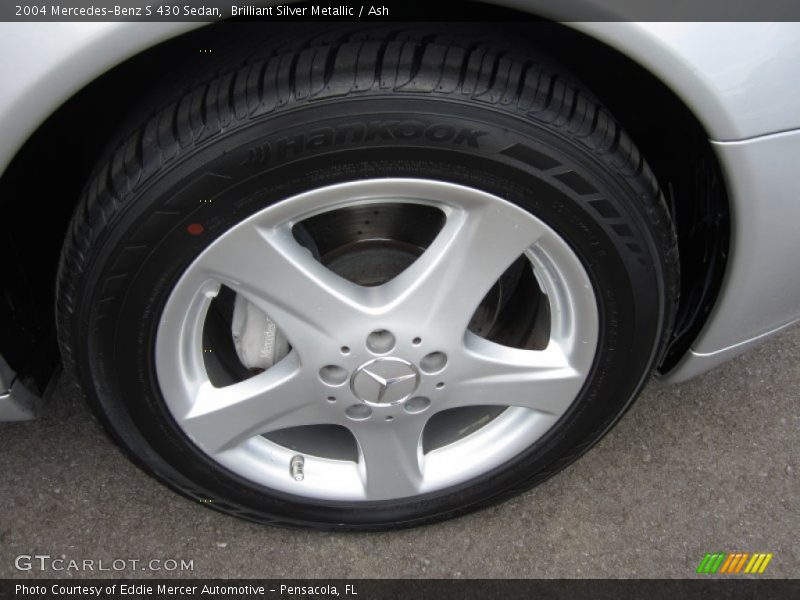 Brilliant Silver Metallic / Ash 2004 Mercedes-Benz S 430 Sedan