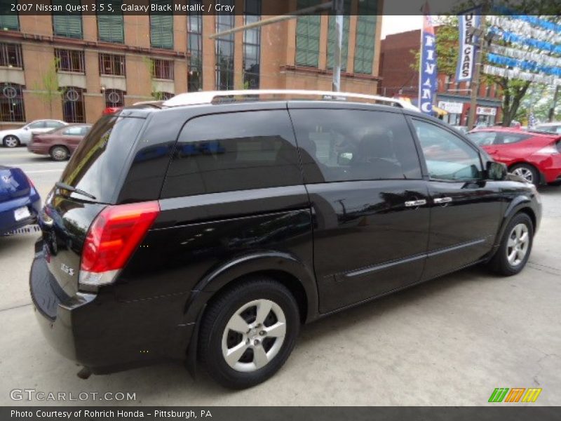 Galaxy Black Metallic / Gray 2007 Nissan Quest 3.5 S