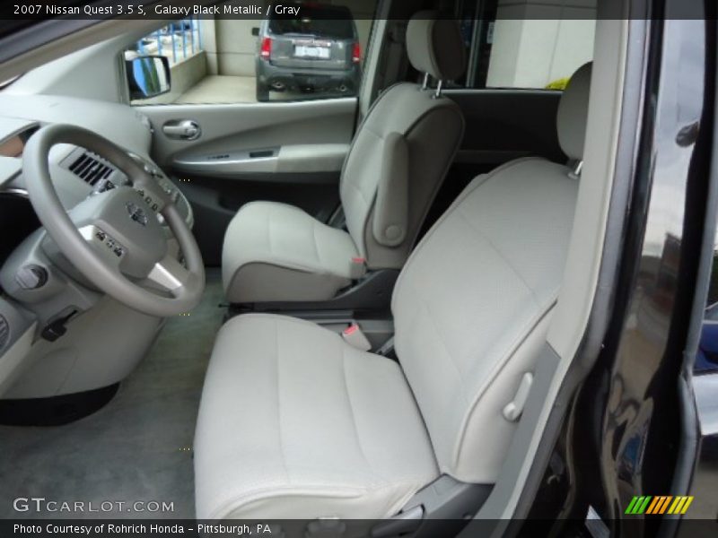 Galaxy Black Metallic / Gray 2007 Nissan Quest 3.5 S