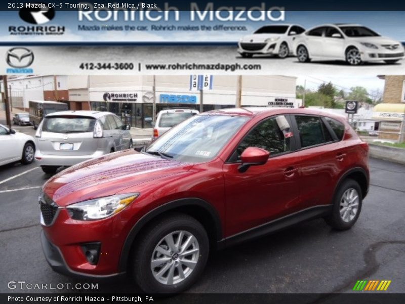 Zeal Red Mica / Black 2013 Mazda CX-5 Touring